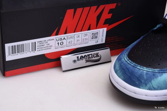 Rep TBK Tie-Dye Jordan 1 Air CD0461-100 OG High 0715